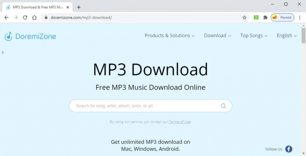 Downloader de música online DoremiZone