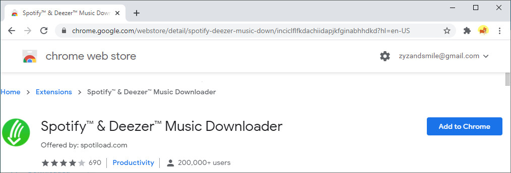 Descargador de música Spotify ™ y Deezer ™