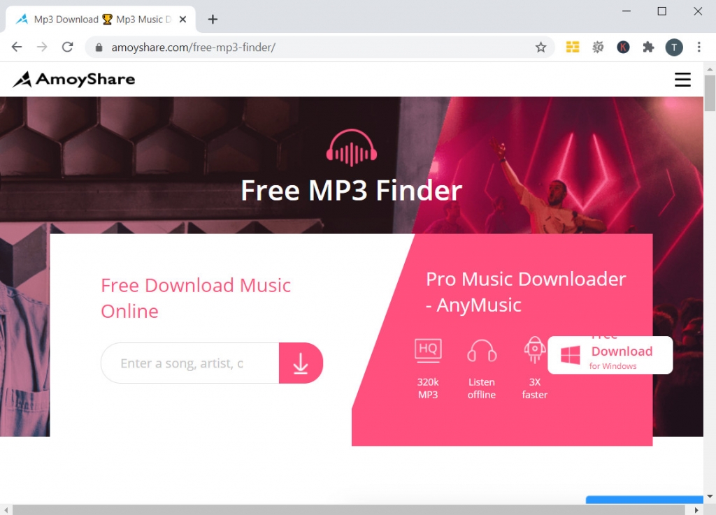 MP3 Finder gratuito