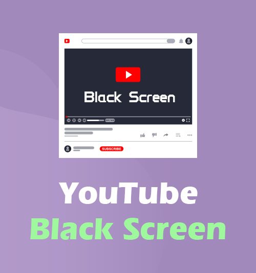 Pantalla negra de YouTube