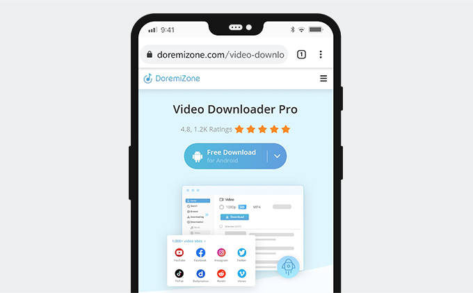 Install YouTube video downloader on Android
